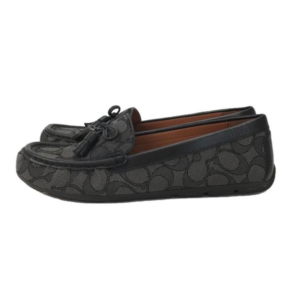 Coach Moira Loafer – Black Leather, Worn 4–5 Times, As New Condition, Classic - Picture 1 of 4